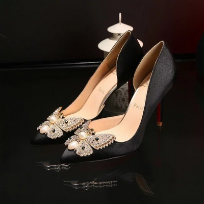Christian Louboutin Shallow mouth stiletto heel Shoes Women--043